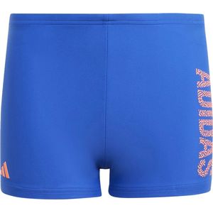 Adidas Logo Zwemboxer Blauw 11-12 Years Jongen