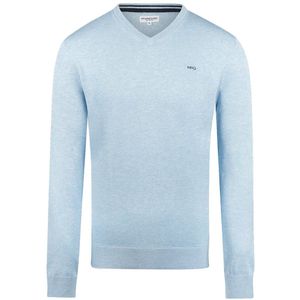 McGregor - Trui - Sea Blauw - V-Hals - Heren - Pullovers