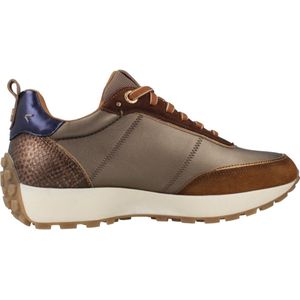 Carmela - 16269901-CAMEL - Leren Sportschoenen - Bruin - Plat - Veters - Casual