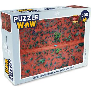 Puzzel auto op rode weg in Australië - Legpuzzel - Puzzel 500 stukjes