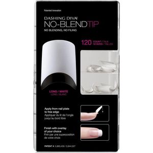 Dashing Diva No-Blend Tip White 120st