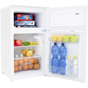 Exquisit KGC087-25-040FW - Kleine koelkast met vriezer - 4* Vriesgedeelte - 85 Liter - 40dB - Wit