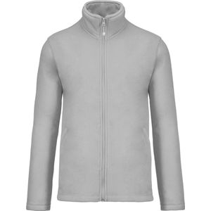 Kariban Microfleece met rits heren K911 - Snow Grey - XL