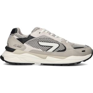 HUB Slam-m Sneakers - Leren Sneaker - Heren - Beige - Maat 41