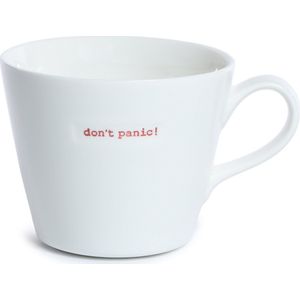 Keith Brymer Jones Bucket mug - Beker - 350ml - don't panic! -