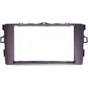 2-DIN frame ECO Toyota Auris 07 > donker zilver