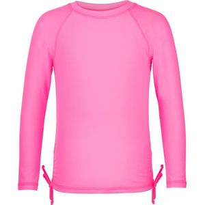 Snapper Rock UV werend Zwemshirt Kinderen lange mouwen - Neon Roze - Maat 86-92