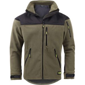 Legendfossil - Fleecejack Kalmar - Waterafstotend - Anti Pilling - Olive Black - XXXL