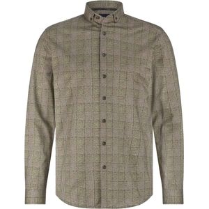 State of Art - Overhemd - Groen - Geruit - Regular Fit