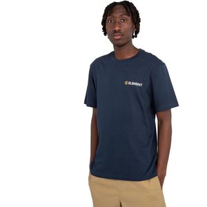 Element Blazin Chest T-shirt Met Korte Mouwen Blauw S Man