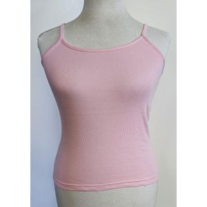 2 pack Be Shirt Spaghetti top - licht roze - 100% katoen - maat L
