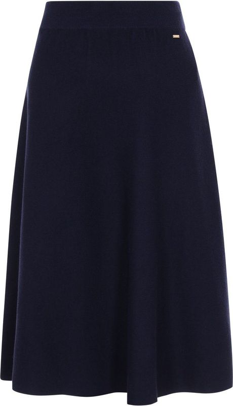 DreiMaster - Maritim - A-lijnrok - Navy - 3/4 Lengte