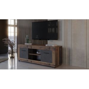 Meubel Square - TV meubel Vantage - Old Wood - 140 cm - TV kast