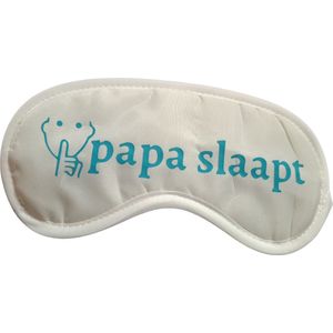TWOA-Slaapmasker-Grappige tekst- Wit polyester- Papa slaapt