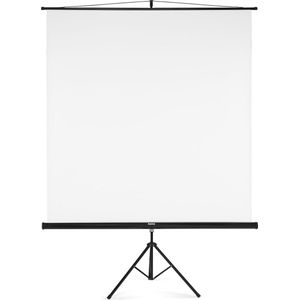 Hama Scherm met statief, 180 x 180 cm, 2in1, mobiele set, telescopische buis, wit