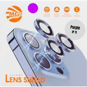 MG - Camera Lens Protector - Paars - Roestvrij Staal en Gehard Glas