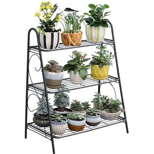 multifunctioneel plantenrek voor balkon, hoek, woonkamer, kantoor, tuin 69 x 63 x 31 cm
