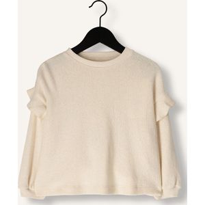 PLAY UP Jersey Sweater G Truien & Vesten Meisjes - Sweater - Hoodie - Vest- Ecru - Maat 104