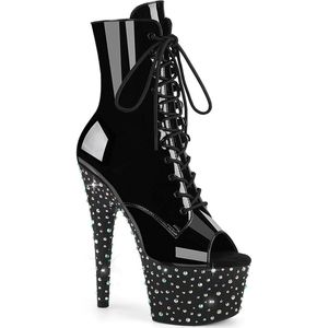 Pleaser - STARDANCE-1021 Plateau Laarzen - US 6 - 36 Shoes - Zwart