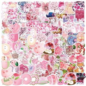 100 stuk kersebloesem Cartoon stickers voor kinderen en volwassenen Beloningsstickers Journal Laptop Telefoon Stickers
