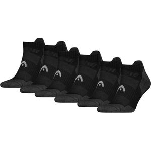 HEAD Wandelsokken All Climates Hiking Sneaker - 6 paar - Lage Hiking Sokken -Zwart - Maat 35/38