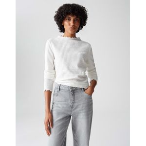Opus - Sirken - T-shirt - Off-white - Lange Mouwen