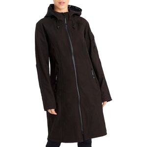 Regenjas Dames - Ilse Jacobsen Raincoat RAIN37L Black - Maat 38