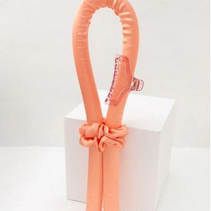 Collox Curling hoofdband - Heathless - Mooie krullen - Haarroller - Inclusief haarklem & haarelastiekjes - Krullen zonder hitte - Zijde - Lengte 99 cm - Roze