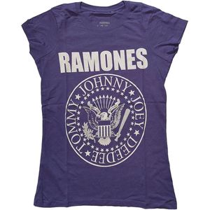 Ramones - Presidential Seal Dames T-shirt - L - Paars