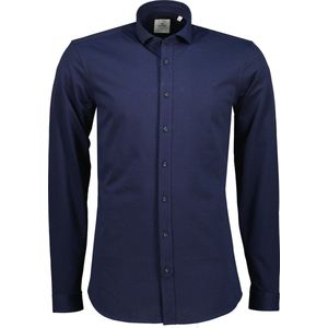 Hensen Overhemd - Body Fit - Blauw - XL