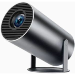 projector - projector thuis 4K draagbare LCD ultra high definition woonkamer muurprojectie draadloze projector met hetzelfde scherm - Zwart