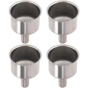 TTGoods - RVS Trechter 5x4cm voor Keuken Olie, Kruiden & Vloeistoffen - Set van 4 stuks