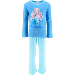 Disney Frozen Pyjama - Katoen - One with Nature - Blauw - Maat 98/104