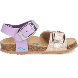 BunniesJR Babette Beach Meisjes Sandalen - Paars/Roze/Print - Imitatieleer - Gesp