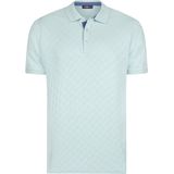 Jimmy Sanders Poloshirt Korte Mouw - Poplin Blouse - 100% Katoen Heren Mint - 2Xl