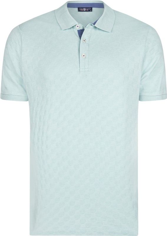 Jimmy Sanders Poloshirt Korte Mouw - Poplin Blouse - 100% Katoen Heren Mint - 2Xl