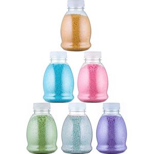 Badkaviaar - 225 gram - set van 6 verschillende geuren - Transparante Dop - Eucalyptus, Hamam, Lavendel, Opium, Rozen, Zen Moment - bad parels voor in bad