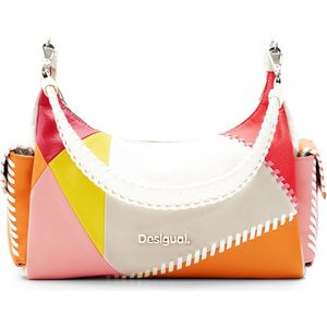 Desigual Schoudertas Mundi Brasilia Shoulder Bag Tutti Fruti Beige