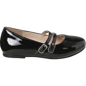 Ballerina's - Zwart - Met Dubbele Gesp