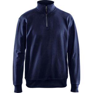 Blaklader Sweatshirt met halve rits 3369-1158 - Marineblauw - M