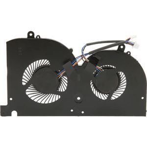 CPU GPU Cooling Fan for MSI GS75 P75 MS 17G1 MS 17G2 BS5005HS U3I BS5005HS U3J, 4 Pin Power Connector Aluminum ABS Cooling Fan Replace(GPU Fan)