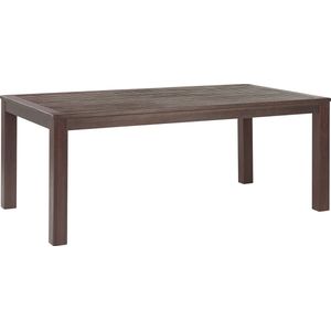 TUSCANIA - Tuinset voor 6 - Donkere houtkleur - Eucalyptushout