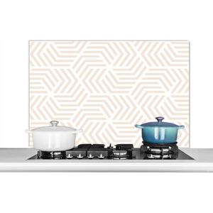 Achterwand keuken - Spatwand - Patronen - Keuken - Design - Geometrische vormen - 100x65 cm