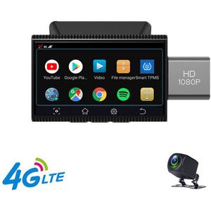 4G verborgen 3-inch HD nachtzicht DVR + WiFi + GPS-positionering 24 uur nachtzicht