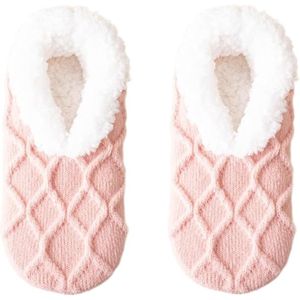 Sokken - Warme sokken - Lounge sokken - Dames pantoffelsokken - Winter warme vloersokken - Fleece sokken - Comfortabel - Winter warmte - Super comfortabele dames lounge pantoffels - One size