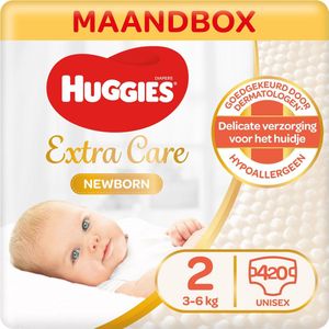 2x Huggies Ultra Comfort Luiers Maat 2 (3 - 6 kg) 210 stuks