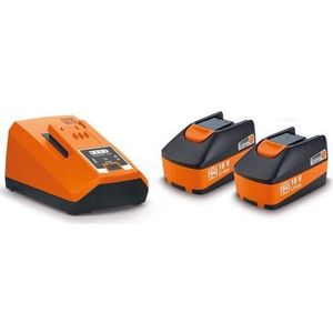 Fein 92604314010 18V Li-Ion accu starterset (2x 6,0Ah accu) + lader