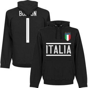 Italië Buffon 1 Team Hoodie -  Zwart - L