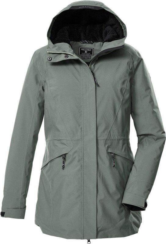 killtec - KOW 19 WMN PRK - Functionele Parka - Grüngrau - Dames