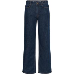 My Essential Wardrobe - MWKarli 139 High Wide Deco Jeans - Donkerblauw - Dames
